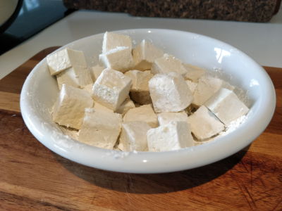 tofu dusted