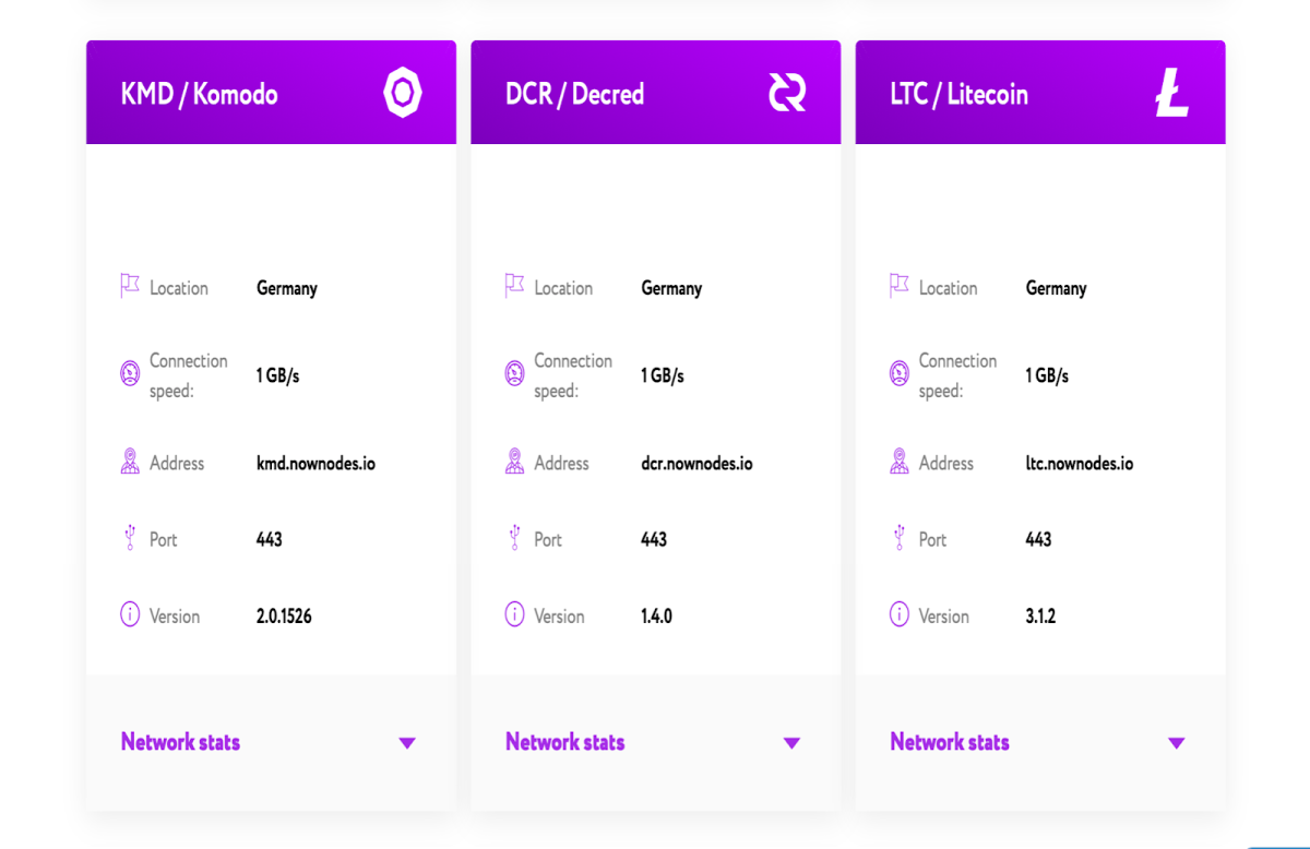 NOWNodes: block explorers
