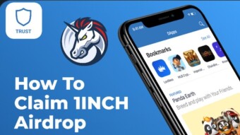 How to claim your #1INCH @1inchExchange token airdrop with Trust Wallet