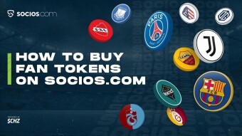 What is Socios.com and what are the 5 most valuable tokens on the platform?