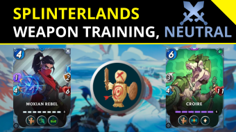 SPLINTERLANDS: Rebellion, Weapons Training, Neutral ⚔️ [ENG/PT-BR]