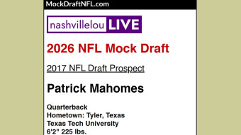 NFL Draft profiles of recent breakout stars