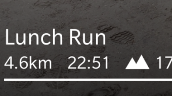 Running on the Christmas Eve