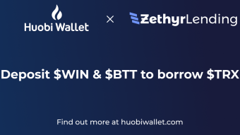 Zethyr Lending integrated into Huobi Wallet