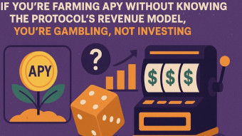 If You’re Farming APY Without Knowing the Protocol’s Revenue Model, You’re Gambling, Not Investing