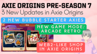 2 New Starter Axies + New Game Mode in Axie Infinity: Origins (29 Nov 2023)