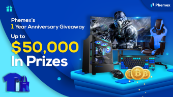 Phemex 1 Year Anniversary Twitter Giveaway Event!