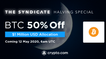 Halving Campaign on Crypto.com: 1 Million Dollars Will Be Sold With 50% Discount