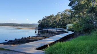 Boardwalk walk: Merimbula, AUSTRALIA