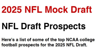 Links to NFL Draft Prospects
