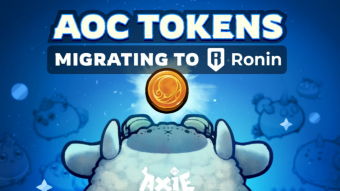 Ronin Blockchain Migration of Axie Origin Coin (AOC)