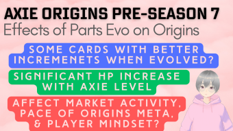 How Parts Evolution affect game play in Axie Infinity: Origins? (29 Dec 2023)