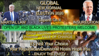 MSM, Republicans, Democrats Force False Martial Law, Insurrection Choice, On Americans in, Lockdown and Police Protest