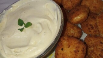 Foodbook #968 children nugget with mayonnaise sauce
