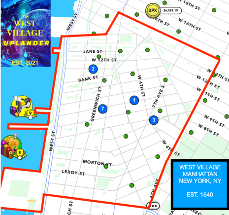 West Village Uplander Map