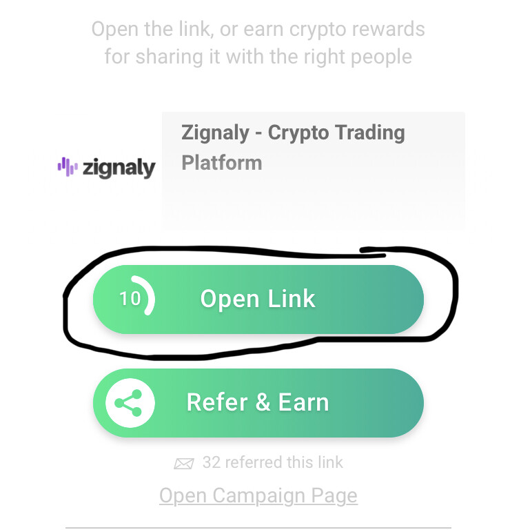 Open link campaign