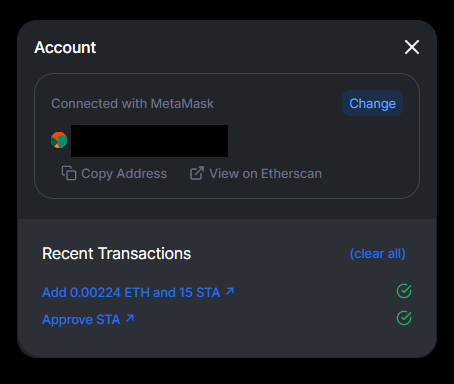 Delta transactions