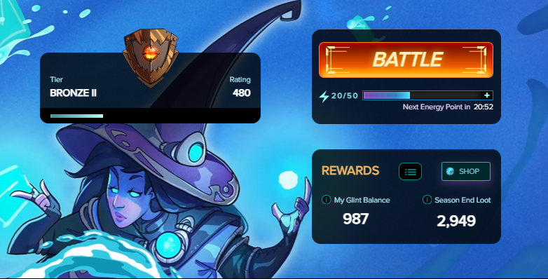 987 Glint ready to spend