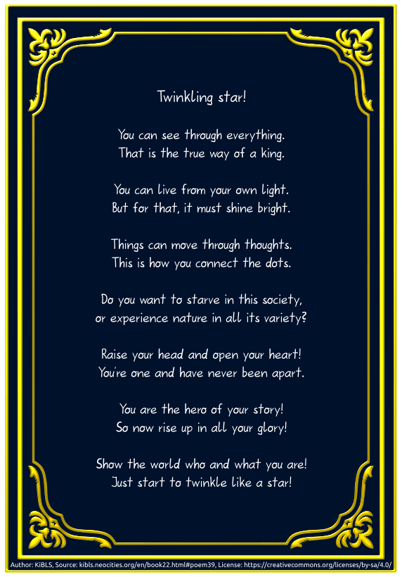 Twinkling star!