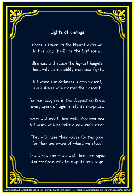 Lights of change