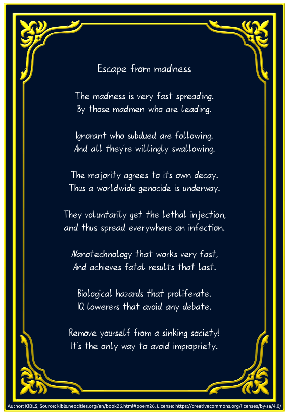 Escape from madness