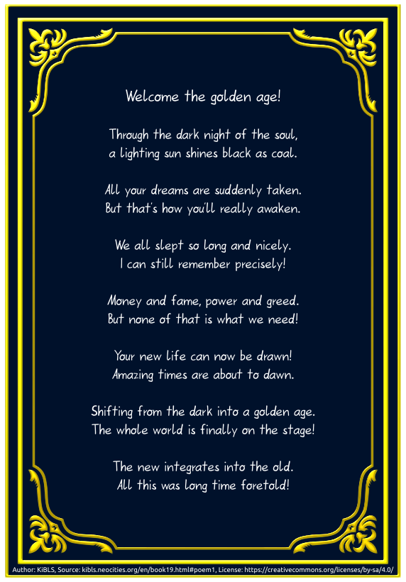Welcome the golden age!