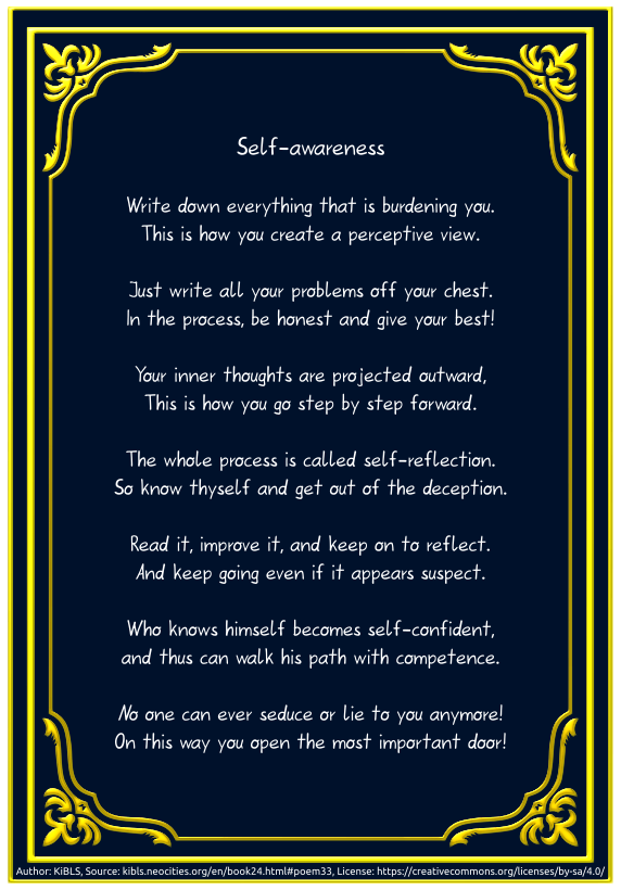 Self-awareness