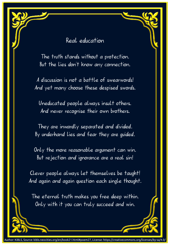 Real education