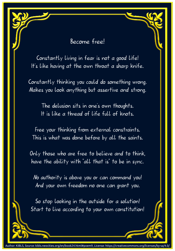 Become free!