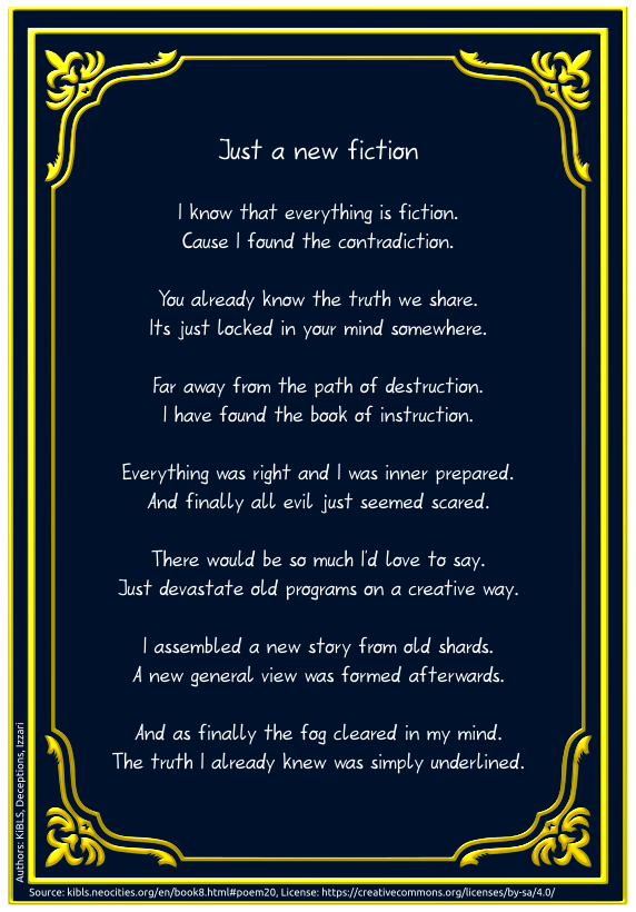 Just a new fiction