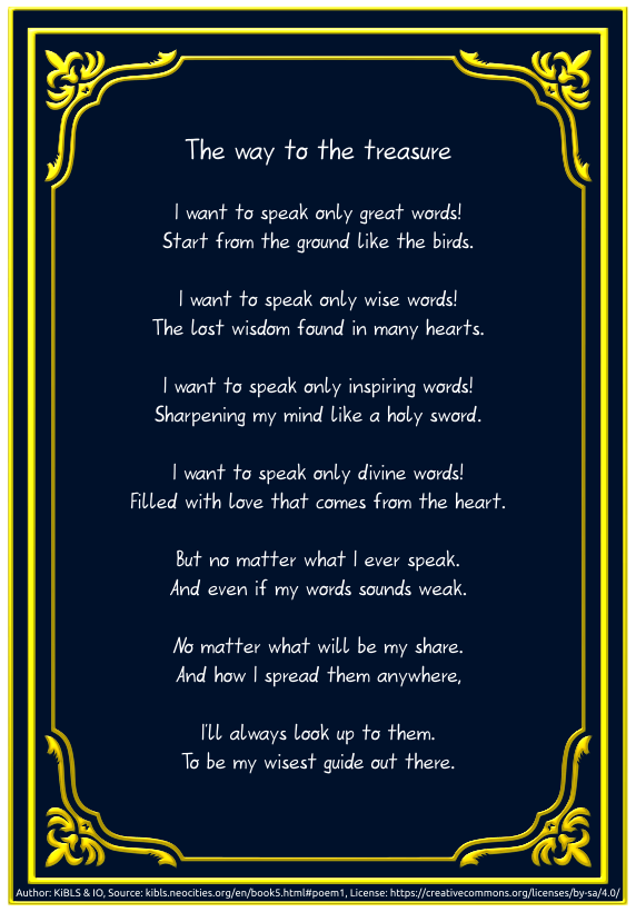 The way to the treasure