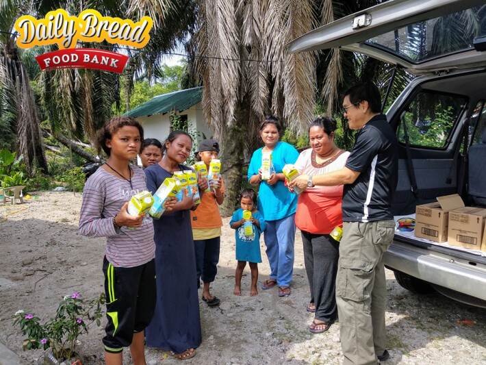 CSR donated imported plant based milk from New Zeland