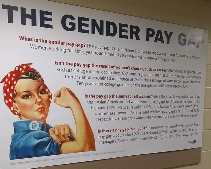 Poster in the Calvin University Spoelhof Center