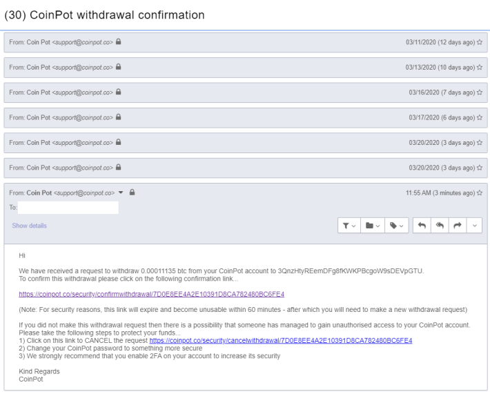 CP Email Proof