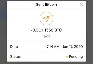 pending