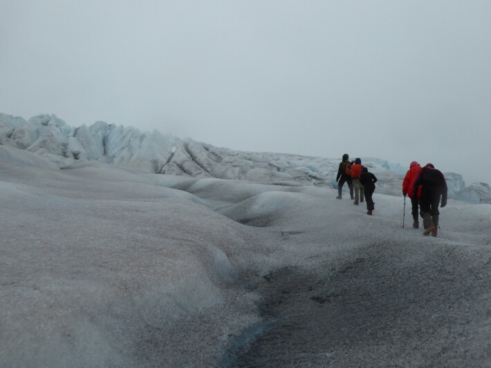 Walking on the icecap