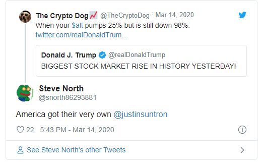 President trump pumps US Stocks