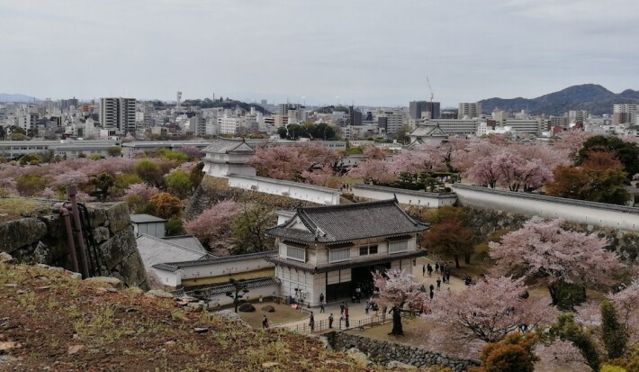 view from Himeji