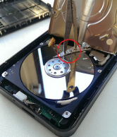 Insert Scissors into the Holes