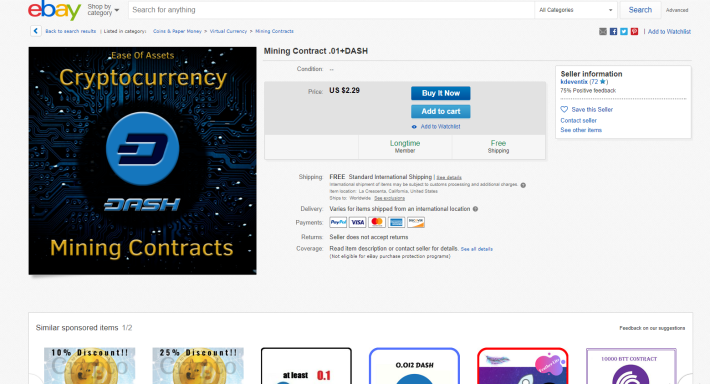 One of the ad on eBay