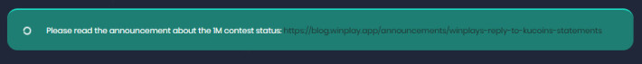 Winplay message