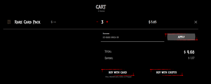Items (copyright darkcountry.io)