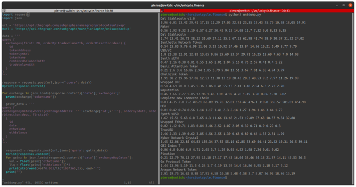 final unidump