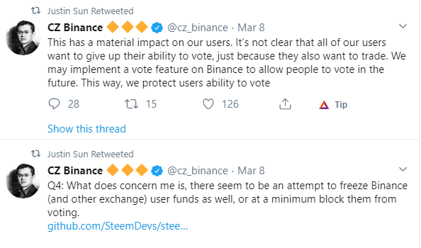 Binance CZ  tweet