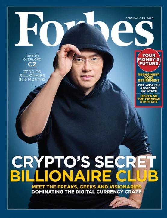 Binance CEO CZ Forbes