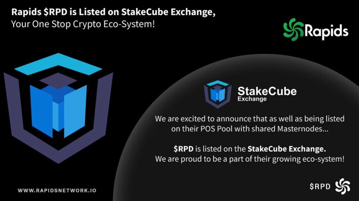 Rapids jest notowany na giełdzie stakecube