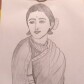 Drawing of an Indian Woman