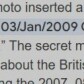 Satoshi Nakamoto major secret