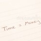 Earning With TIME, Not Money