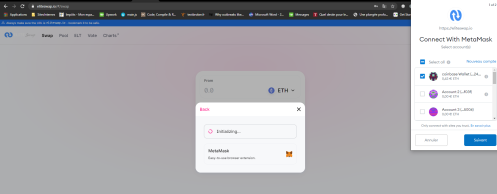 Connect your wallet and signin the platform